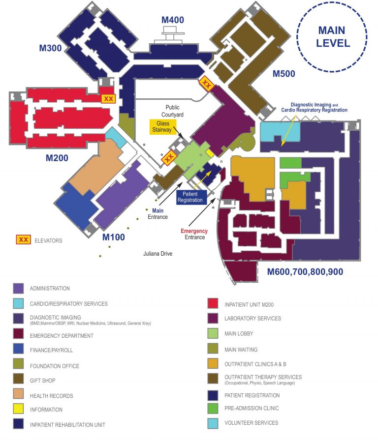 Hospital Map – Woodstock Hospital